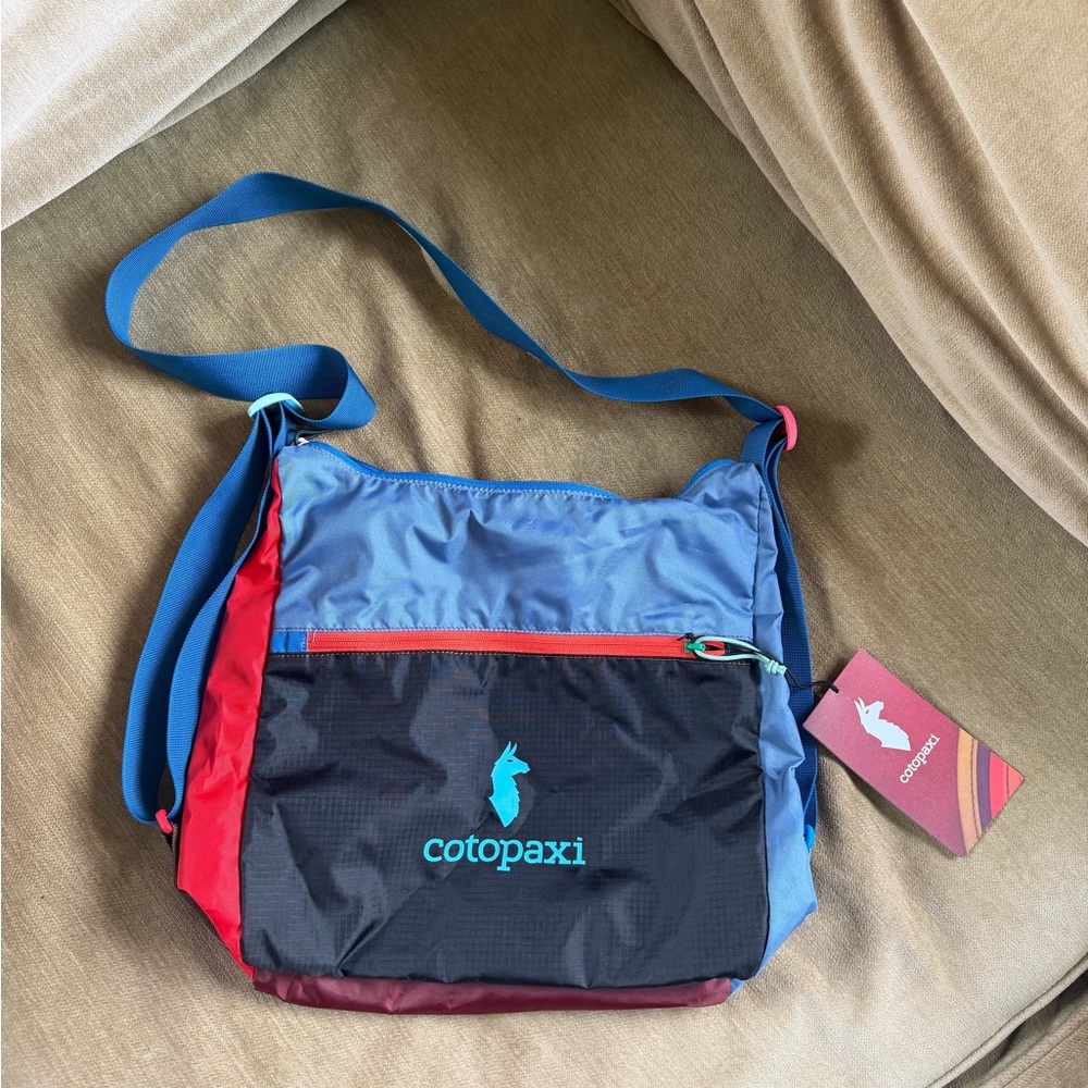 Cotopaxi Taal Convertible Tote - Blue and Black